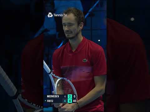 Daniil Medvedev Tries Unique Return Technique