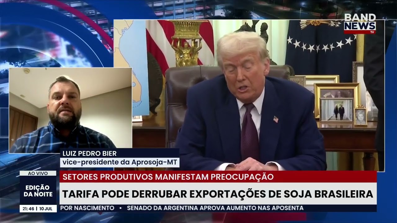 Presidente americano anuncia taxa de 35 ao Canadá | BandNews TV