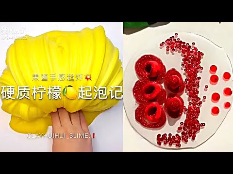 Slime ASMR - Most oddly satisfying slime ASMR video compilation
