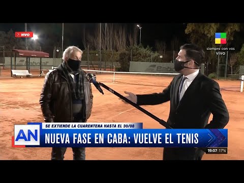 Nueva fase en CABA: vuelve el tenis