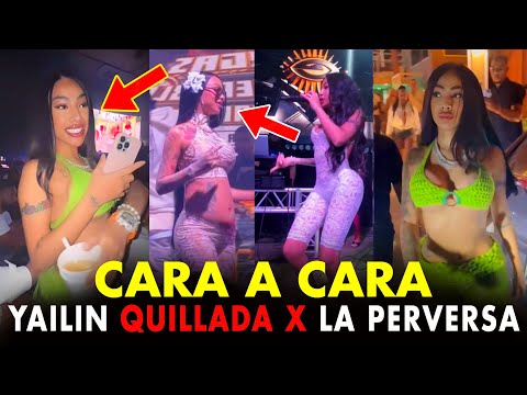 UN LIO FEO! YAILIN CARA A CARA CON LA PERVERSA EN DISCOTECA SE VA MOLESTA