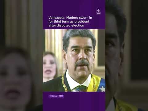 Venezuela: Maduro sworn in for third term as president after disputed election