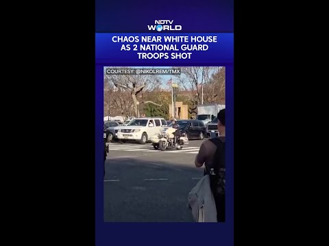 Chaotic Scenes Unfold At The Spot Where 2 National Guard Troops Were Shot