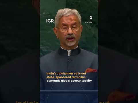 'Direct Affront to Global Order': Jaishankar Demands Accountability for Terror Sponsors at UN| IGR