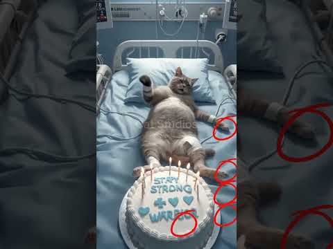 #happybirthday #funny #kitten #animalintelligence #kucing #cute #cat #cake #aicats #shorts #short #o