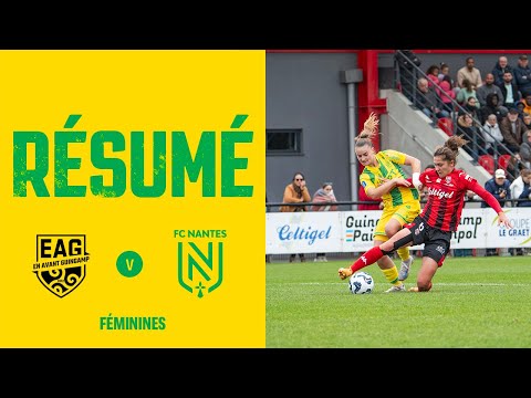 [Féminines] J03 : EA Guingamp - FC Nantes  : Derby de l'Ouest, remporté !