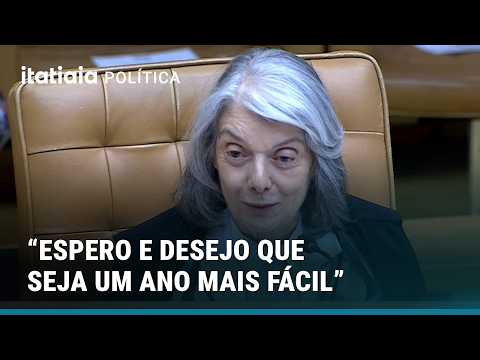 CÁRMEN LÚCIA DIZ ESPERAR UM ANO 'MAIS TRANQUILO E FÁCIL' PARA O STF