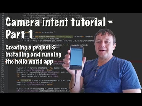 How to create an android camera using intents - Part 1