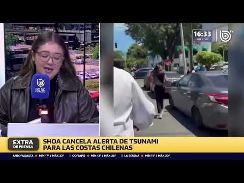 SHOA cancela alerta de tsunami para las costas de Chile tras terremoto en Panamá