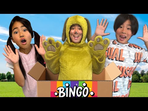 【寸劇】子犬のビンゴがお家にやってきた！　かえであーたん　英語の歌　BINGO | Nursery Rhymes & Kids Songs