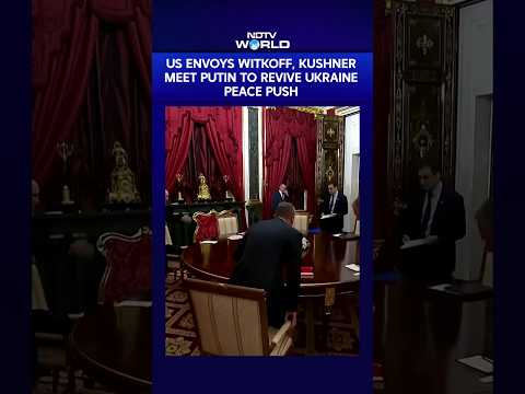 US Envoys Witkoff, Kushner Meet Putin To Revive Ukraine Peace Push