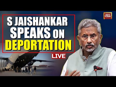 S Jaishankar Speech LIVE: S Jaishankar To Speak On Deportation In Parliament Amid Protests