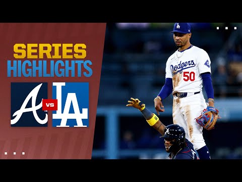 Two of the National Leagues BEST TEAMS - Braves vs. Dodgers SERIES Highlights | MLB Highlights