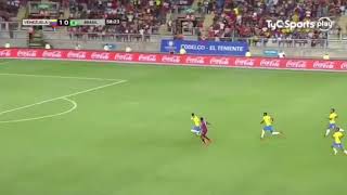 تعليق ظريف لمعلق مباراة منتخب البرازيل وفنزويلا