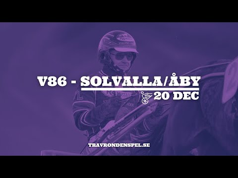 V86 tips Åby/Solvalla | Tre S: Den här favoriten tror vi inte alls på!