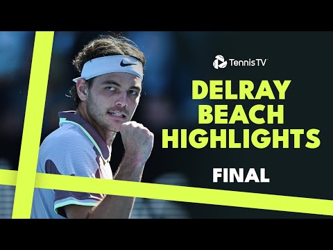 Taylor Fritz vs Tommy Paul For The Title 🏆 | Delray Beach 2024 Final Highlights