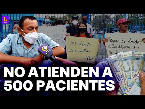 Nuestra vida corre peligro: 500 pacientes de Piura sufren falta de atención por deudas de EsSalud