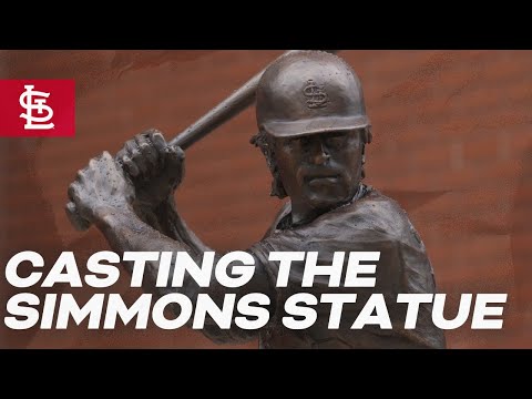 The Making of the Ted Simmons Statue | St. Louis Cardinals video clip
