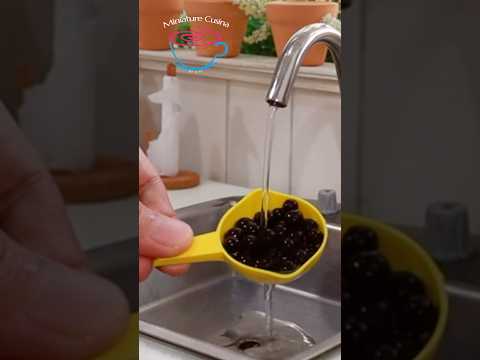 MINI BLUEBERRIES #cooking #asmr #miniaturecusina