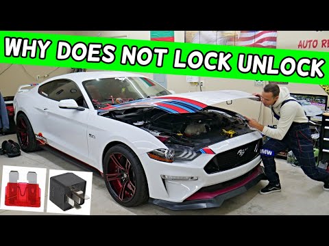 WHY FORD MUSTANG DOES NOT LOCK UNLOCK 2015 2016 2017 2018 2019 2020 2021 2022 2023