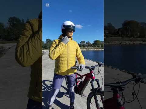 Электровелосипед, маллет, двухподвес Hercules и  осенняя велосипедная форма. #велосипед  #ebike