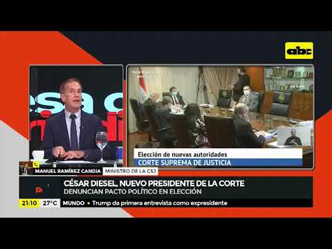 César Diesel, nuevo presidente de la corte