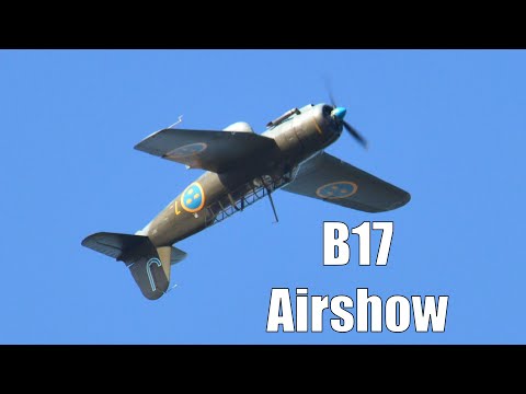 B17A Airshow Highlights - Saab's WW II Era Bomber - SweAF 2024