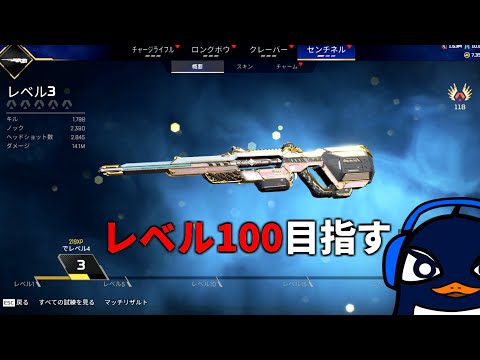 武器マスタリーでセンチネルLv100を目指して武者修行 | Apex Legends