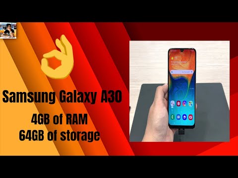 Samsung Galaxy A30 unboxing and review in Hindi