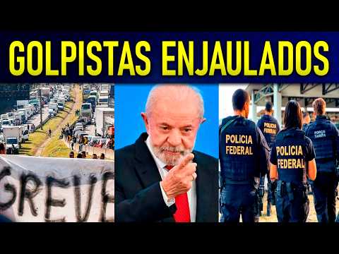 LULA ACIONA PF PRA PRlSÕES EM MASSA APÓS SER ALERTADO DE GOLPE COM GREVE DE CAMINHONEIROS MlNIONS!!