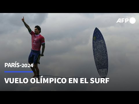 Vuelo olímpico en el surf de París-2024 | AFP