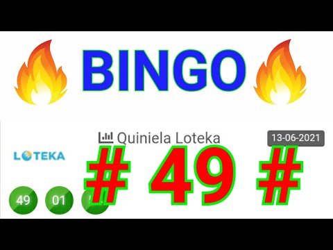 BINGO hoy....!! (( 49 )) NÚMEROS GANADORES/ loteria LOTEKA/ RESULTADOS de las LOTERÍAS/SORTEOS HOY