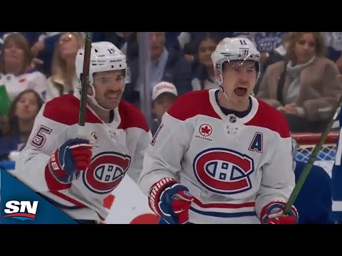 Canadiens Brendan Gallagher Uses Elite Hand-Eye For PP Goal vs. Maple Leafs