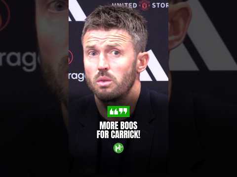 <strong>More</strong> BOOS for Carrick &amp; Manchester <strong>United</strong>! 😓