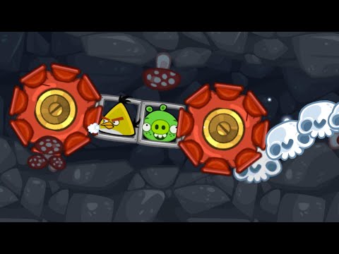 Bad Piggies - Full 45/45 All Skulls Found! (All Hidden Skull) - Shoot Lighting Gun To Take Skull!