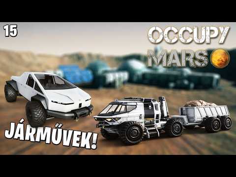 Occupy Mars: The Game LIVE #15 - VÉGRE MEGSZEREZZÜK A ROVERT + A MARSTRUCKOT! 🚙🚚