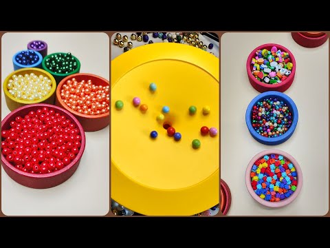 Hypnotic Bead Reversal, Xylophone Magic, Sorting Balls, ASMR Bead Tower, Marble Run Relaxation