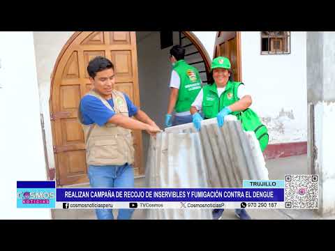 Trujillo: realizan campaña de recojo de inservibles y fumigación contra el dengue