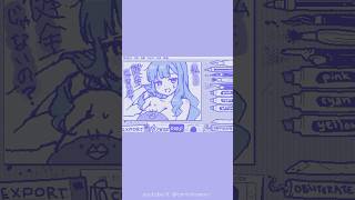 【描いてみた】絵がぷるぷるするやつ #wigglypaint #イラスト #鳥乃カヲリ