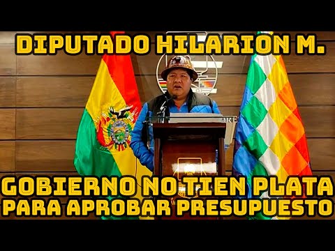 JEFE BANCADA MAS-IPSP PIDE SE DIGA LA VERDAD QUE NO HAY PLATA PARA APROBAR PRESUPUESTO BOLIVIA..