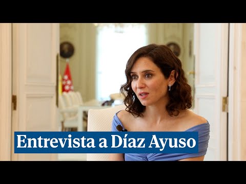 Entrevista a Isabel Díaz Ayuso tras su toma de posesión como presidenta en la Comunidad de Madrid