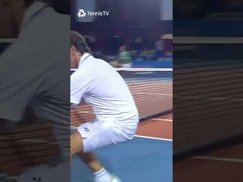 David Nalbandian Collides With Ball Kid 🫠