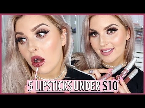 $10 FOR 5 LIPPIES"" ? Lip Swatches & Unboxing! ?? LiveGlam KissMe
