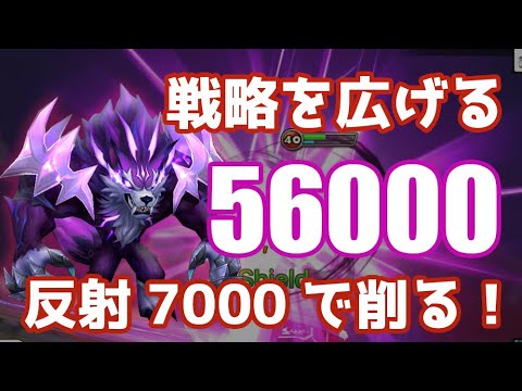 戦略を広げる体力56000ジュルタン、最大反射7000で削る！【Summoners War | サマナーズウォー】