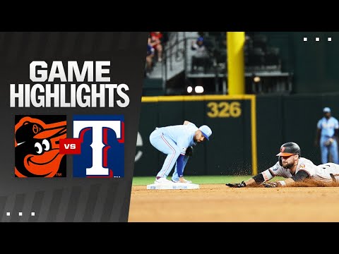 Orioles vs. Rangers Game Highlights (7/21/24) | MLB Highlights