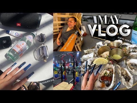 MAY VLOG| MY 5AM GYM ROUTINE + POOL DAY + HAPPY HOUR ATL + MOTHER'S DAY + MUKBANG