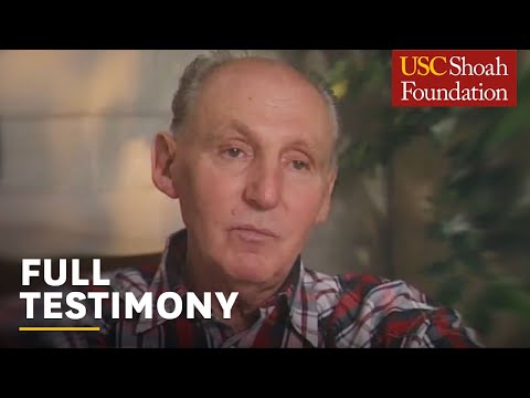 Jewish Survivor Stefan Kosinski Full Testimony | USC Shoah Foundation