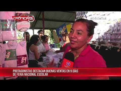 Cierre exitoso en Feria Nacional Escolar de Nicaragua