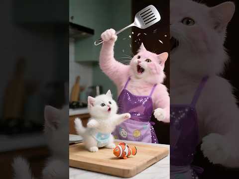 Smart little kitten.#cat #funny #funnycats #story #animation #shortfilm #shortvideo  #shorts