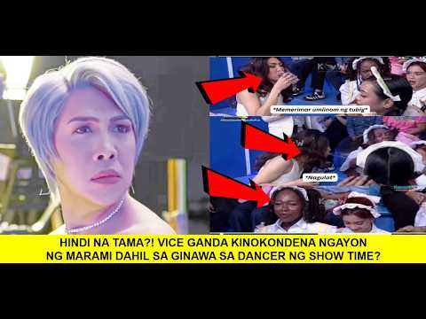 HINDI NA TAMA?! VICE GANDA KINOKONDENA NGAYON NG MARAMI DAHIL SA GINAWA SA DANCER NG SHOW TIME?